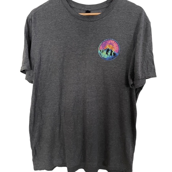 💥 Pikes Peak Colorado Tie-Dye Short Sleeve Top - Picture 3 of 4